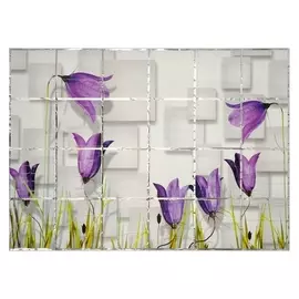 Наклейка на кафельную плитку "Колокольчики" 90х60 см