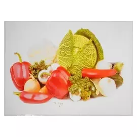Наклейка на кафельную плитку "Полезные овощи" 90х60 см