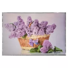 Наклейка на кафельную плитку "Сирень в корзинке" 60х90 см