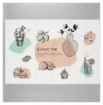 Наклейка на кафельную плитку "Время десерта" 60х90 см