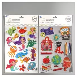 Наклейка пластик 2 слоя "" 30,5х17 см