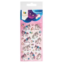 Наклейки декоративная леденцовая 2 единорог 1 70х160