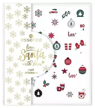 Наклейки для ногтей From santa with love