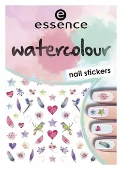 Наклейки для ногтей Watercolour nail stickers №7