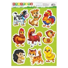 Наклейки для сада «Домашние животные», 29.7 × 42 см