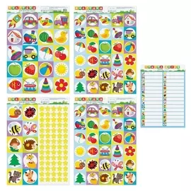 Наклейки «Для шкафчиков, кроваток и стульчиков», 5 листов, 42 х 29,7 см