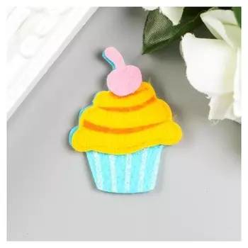 Наклейки из фетра "Пирожные" (Набор 12 шт)