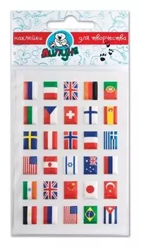 Наклейки липуня "Зефирные флаги"