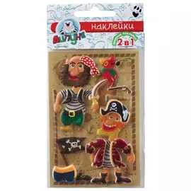 Наклейки липуня "Зефирные пираты", с европодвесом, Dms001