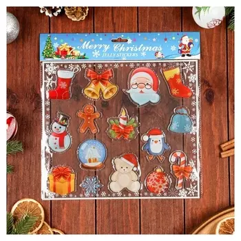 Наклейки на окна "Новогоднее-1", 30 х 25 см