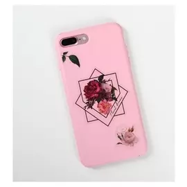 Наклейки на телефон «Цветочная геометрия» 8 х 14 см