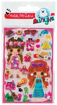 Наклейки Одевайка лето с европодвесом