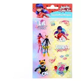 Наклейки плёночные «Леди Баг и супер-кот»