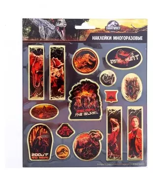 Наклейки вспененные «Мир юрского периода»