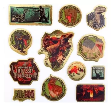 Наклейки вспененные «Мир юрского периода»