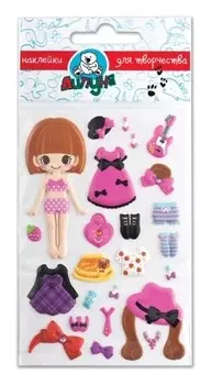 Наклейки Зефирные. одевайка с европодвесом