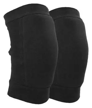 Наколенники для гимнастики и танцев с уплотнителем, размер XS (4-7 лет), цвет чёрный