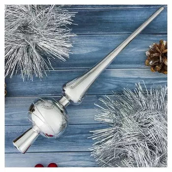 Наконечник "Серебряные полоски" 28 см