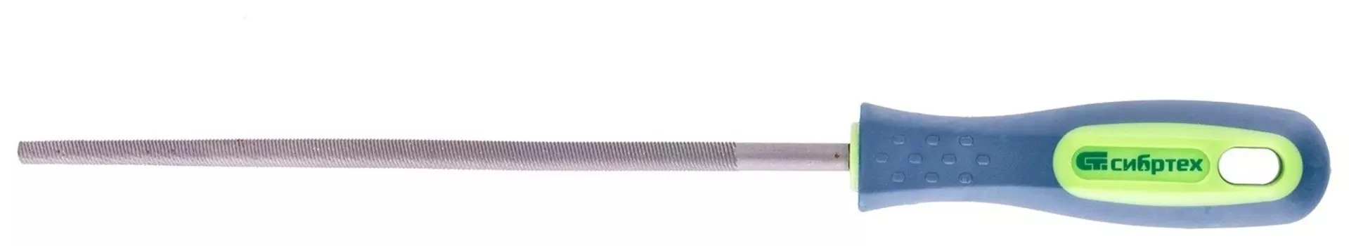 Напильник, 200 мм, круглый, двухкомпонентная рукоятка, №2