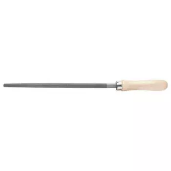 Напильник круглый, 250 мм, деревянная ручка