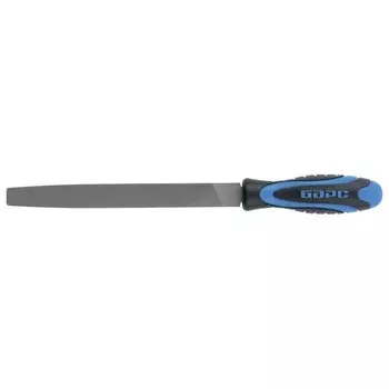 Напильник плоский 200 мм, двухкомпонентная рукоятка