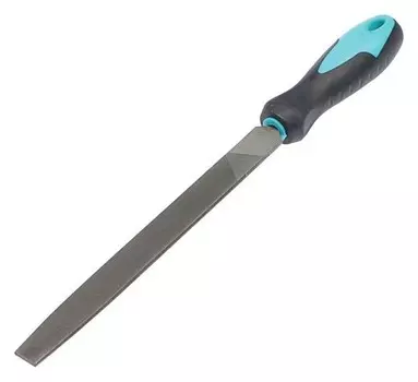 Напильник Tundra, для заточки цепей пил, плоский, 200 мм, №3, у10, 2К рукоятка