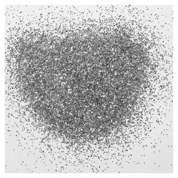 Наполнитель для шара "Блёстки", 0,4 мм, 500 г, цвет серебряный