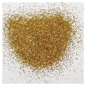 Наполнитель для шара "Блёстки", 0,4 мм, 500 г, цвет жёлтый