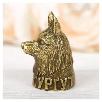 Напёрсток сувенирный «Сургут», латунь