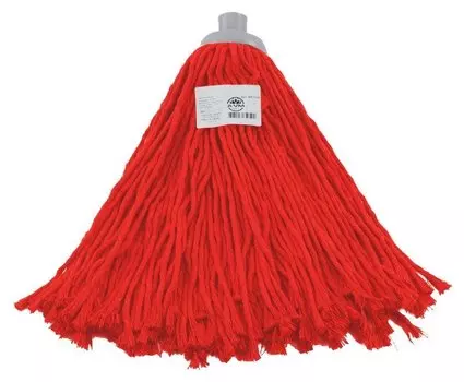 Насадка МОП алабама 250 г веревочный резьбовой хлопок красный Rk1543