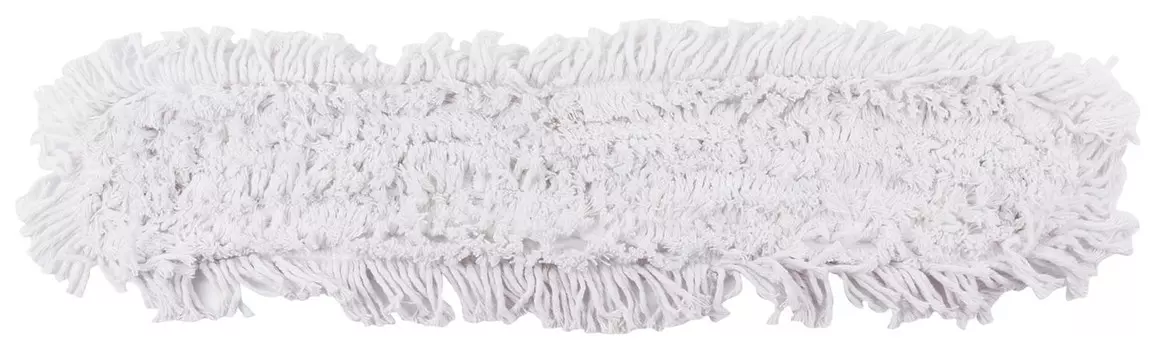 Насадка МОП плоская 80 см для швабры-рамки, карманы, хлопок, ЛАЙМА