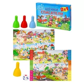 Настольная игра 2 в 1 щенки-спасатели