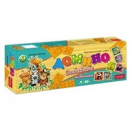 Настольная игра «Домино. забавные животные»