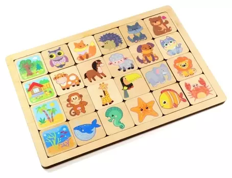 Настольная игра Кто где живет