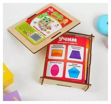 Настольная игра лото "Геометрические фигуры", 24 элемента