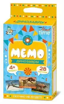Настольная игра «Мемо. динозавры»