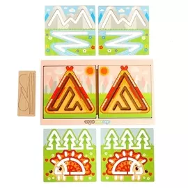 Настольная игра межполушарная доска «В лесу»