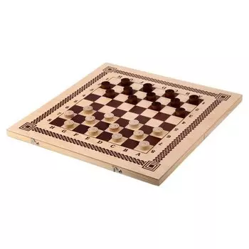 Настольная игра три в одном (Нарды, шашки, шахматы) 400x200x36 B-7