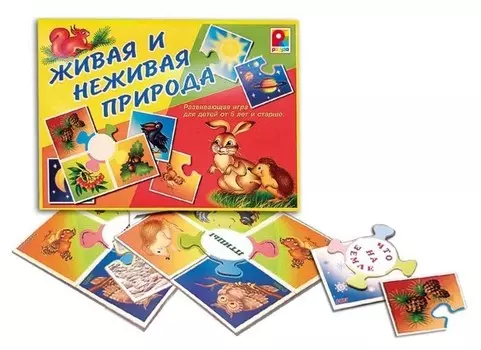 Настольная игра Живая и неживая природа