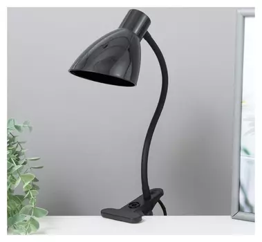 Настольная лампа 16700/1bk Е27 15вт черный