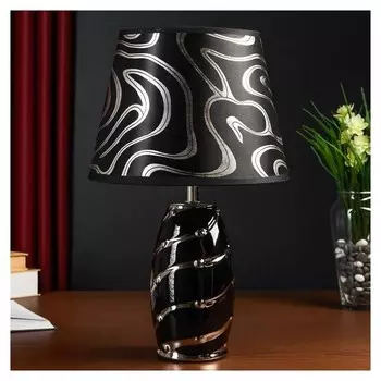 Настольная лампа 32156/1 E14 40вт черный 22х22х38 см