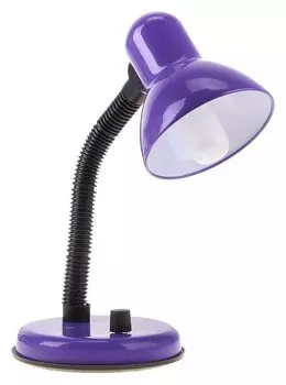 Настольная лампа, фиолетовая, диммер, е27, 220v