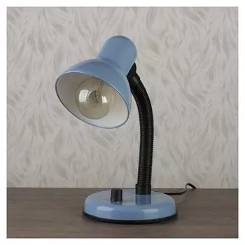 Настольная лампа с роликом, голубая