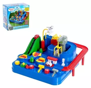 Настольная развивающая игра «Отряд спасения», с тремя машинками