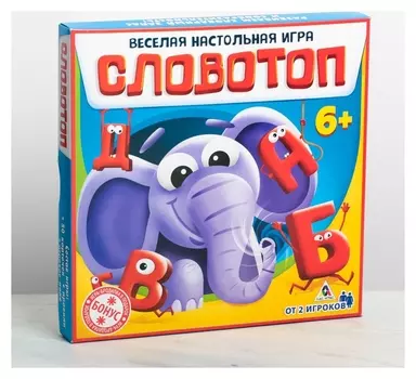 Настольная словесная игра «Словотоп»