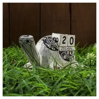 Настольный календарь "Черепашка" 16х9х7 см