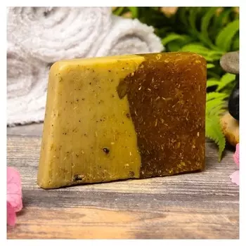 Натуральное мыло для бани и сауны "Ромашка" 100гр