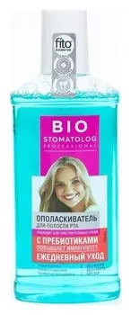 Натуральный ополаскиватель для полости рта ежедневный уход серии "Bio Stomatolog Professiona", 250 мл