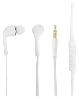 Наушники Oxion Hs230wh, вакуумные, микрофон, 100 дБ, 16 Ом, 3.5 мм, 1 м, белые