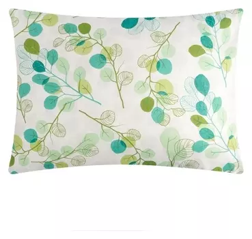 Наволочка экономь и Я 50х70 «Эвкалипт» цвет зелёный, 100гр/м2,100%хлопок, бязь